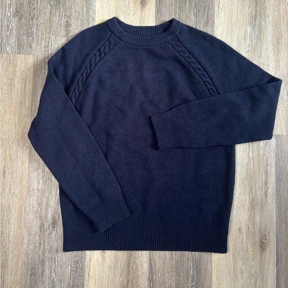 J. Crew Rugged Merino Wool Sweater Men's Medium Knit Crew Neck Pullover